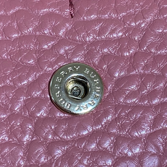 Authentic Burberry Pink Leather Wallet - Picture 5 of 10